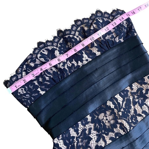 BCBGMAXAZRIA Lace Strapless Cocktail Dress Women’s Size 0 - Picture 10 of 16